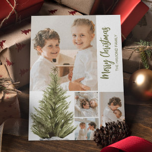 Personalisierte Fotocollage Whimsical Weihnachten