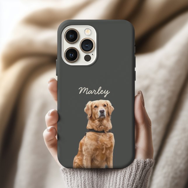 Personalisierte Fotoetui-Geschenke für Haustiere f iPhone Hülle (Custom Dog Photo Phone Case Gift for Her or Him, Personalized Pet Photo Case Gift for Moms & Dads)