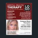Personalisierte Fotografie, Psychotherapeut, Thera Flyer<br><div class="desc">Personalisierte Fotografie,  Psychotherapeut,  Therapy Advertising Flyer durch den Business Card Store.</div>