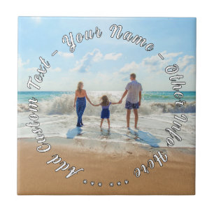 Personalisierte Fotokeramikfliese mit individuelle Fliese