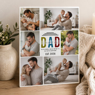 Personalisierte Fotoplakette   Unser erster Vatert Fotoplatte