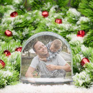 Personalisierte Fotos Dome Snow Globe Schneekugeln