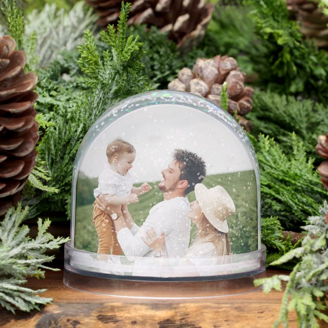 Personalisierte Fotos für Familien Snow Globe Schneekugeln (Winter)