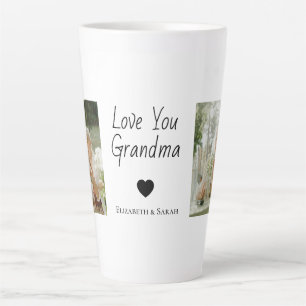 Personalisierte Fotos und "Liebe Sie Oma Milchtasse