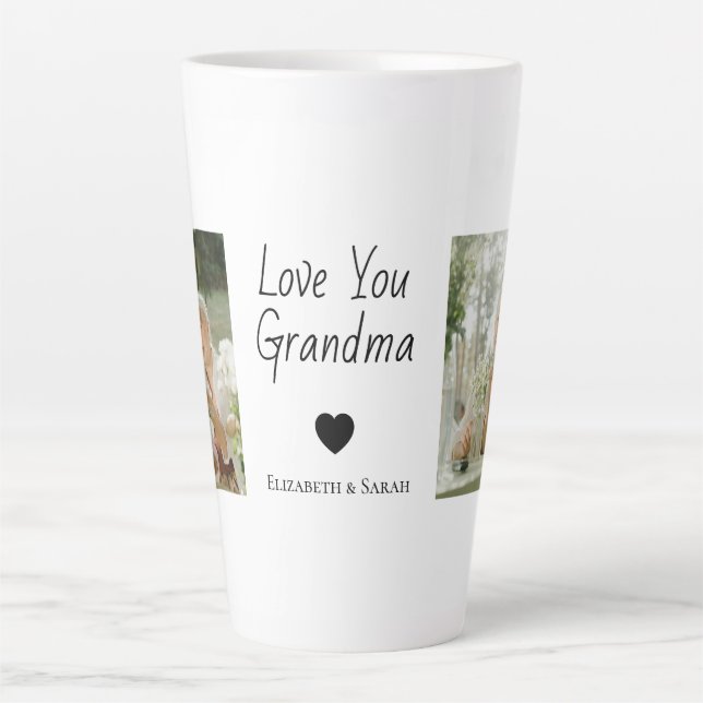 Personalisierte Fotos und "Liebe Sie Oma Milchtasse (Vorderseite)