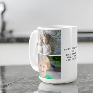 Personalisierte Fotos und Text Kaffeetasse
