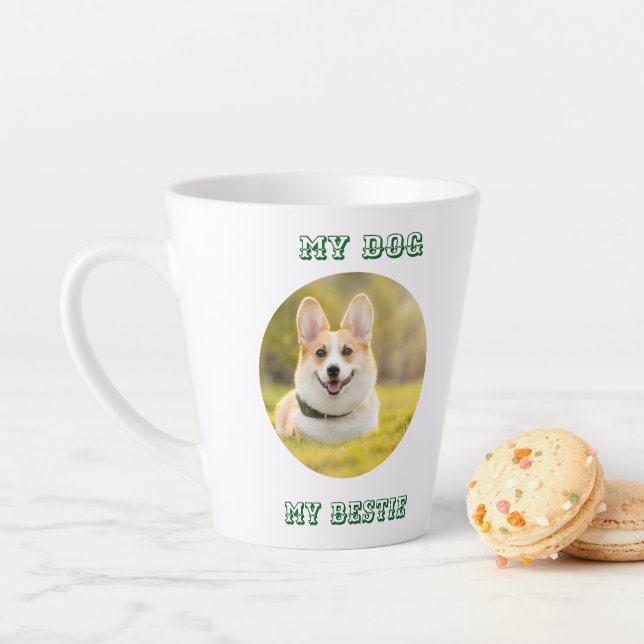 Personalisierte Fotovorlage für meinen Hund - Mein Milchtasse (Beispiel)