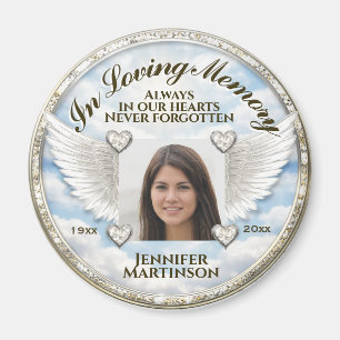 Personalisierte Fotovorlage 'In liebevoller Erinne Magnet