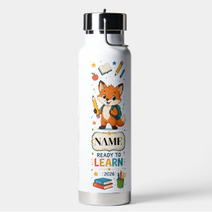 Personalisierte Fox Kids Wasserflasche für den Sch Trinkflasche