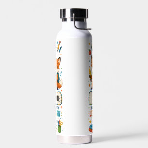 Personalisierte Fox Kids Wasserflasche für den Sch Trinkflasche