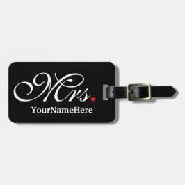 Personalisierte Frau Ehefrau Bride Seine neuen Wün Gepäckanhänger