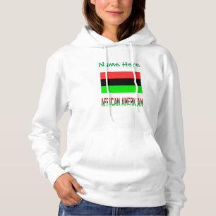 Personalisierte Frauenflagge der afrikanischen Dia Hoodie