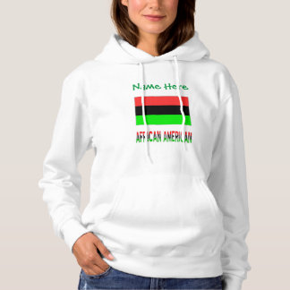 Personalisierte Frauenflagge der afrikanischen Dia Hoodie