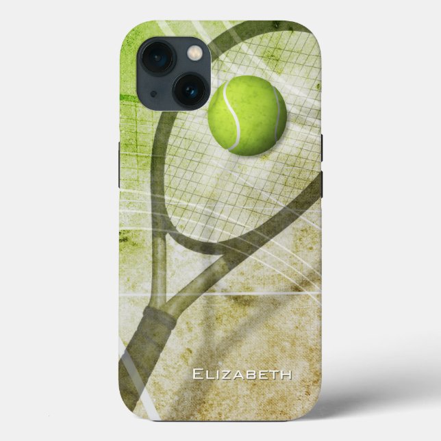 Personalisierte Frauentennis Case-Mate iPhone Hülle (Rückseite)
