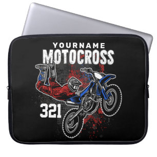 Personalisierte Freestyle Motocross Racing FMX Tri Laptopschutzhülle