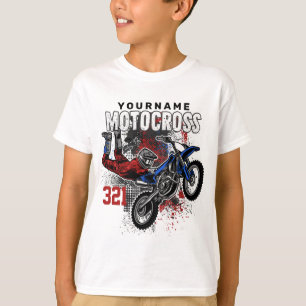 Personalisierte Freestyle Motocross Racing FMX Tri T-Shirt