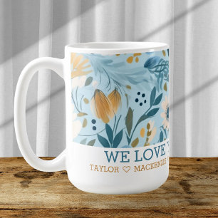 Personalisierte frei stehende Blume Ihren eigenen  Kaffeetasse