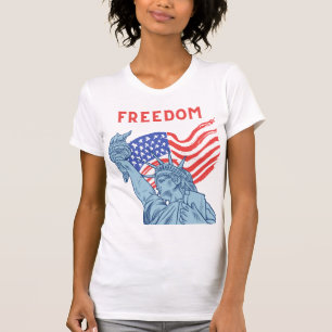 Personalisierte Freiheitsstatue T - Shirt