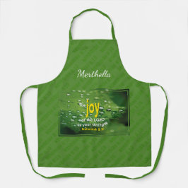 Personalisierte FREUDE DES HERRN Schürze
