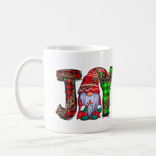 Personalisierte Freude-Gnome Frohe Weihnachten Ges Kaffeetasse