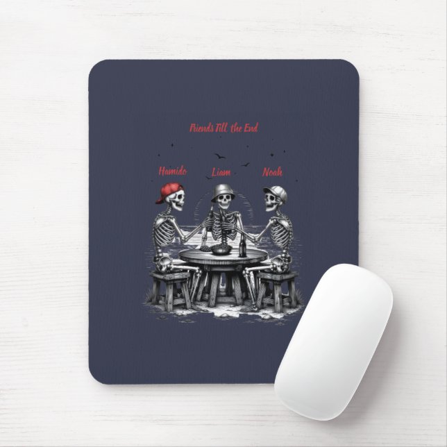 Personalisierte Freunde bis zum Ende Mousepad (Mit Mouse)