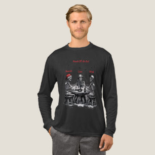 Personalisierte Freunde bis zum Ende Tri-Blend Shirt