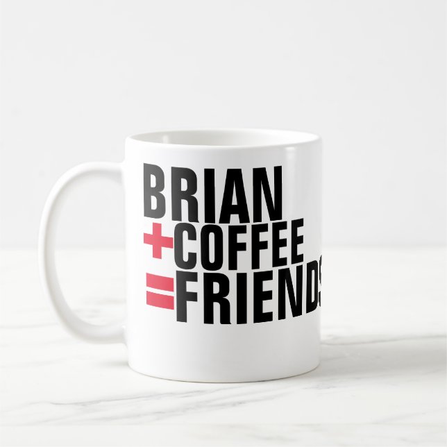 personalisierte Freunde Tasse (Links)