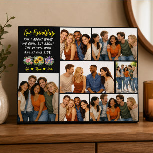 Personalisierte Freundschaft Beste Freundin Fotoplatte