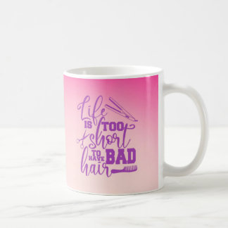 Personalisierte Friseurin Humorsche Tasse