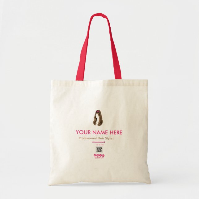 Personalisierte Frisurentasche Tragetasche (Vorne)