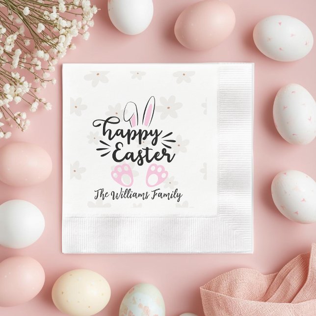 Personalisierte Frohe Ostern Papier Serviette (Von Creator hochgeladen)