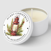 Personalisierte, Frohe Weihnachten Vintage-Rote La