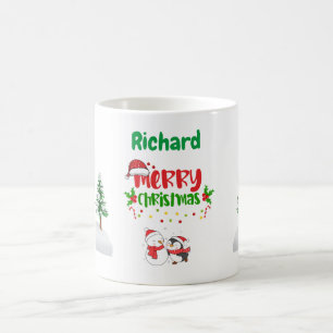 Personalisierte frohe Weihnachts-Tasse Kaffeetasse