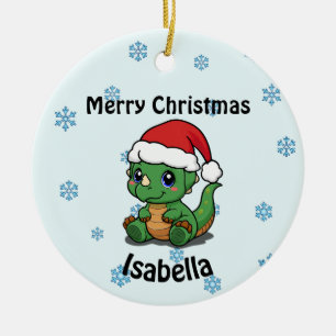 Personalisierte frohe Weihnachtsfeier Keramik Orna Ornament