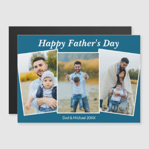 Personalisierte Frohen Vatertag Foto Magnet Karte