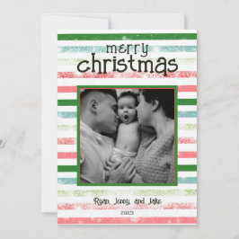 Personalisierte fröhliche Weihnachtskarte Feiertagskarte