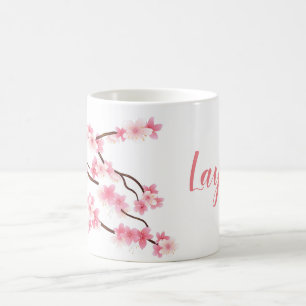 personalisierte Frühlings-Blumen-Tasse Kaffeetasse