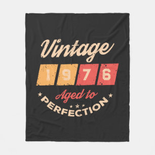 Personalisierte fünfzig Vintage 50. Geburtstagsfei Fleecedecke