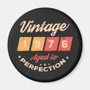 Personalisierte fünfzig Vintage 50. Geburtstagsfei Magnet