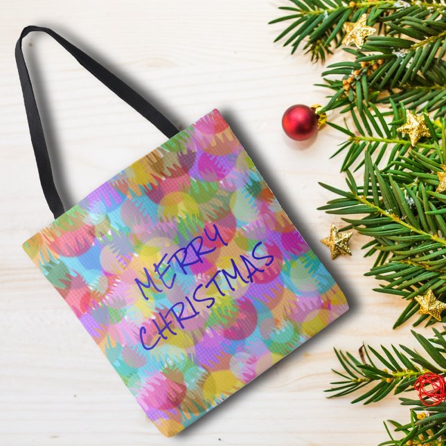 PERSONALISIERTE FUNKELND FARBIGE MERRY CHRISTMAS (Von Creator hochgeladen)