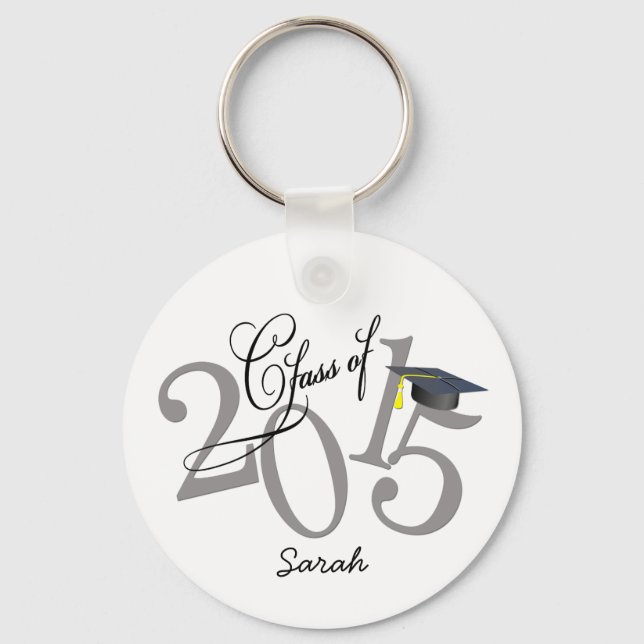 Personalisierte Funky-Klasse 2015 Schlüsselanhänger (Vorderseite)