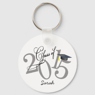 Personalisierte Funky Klasse von 2015 Schlüsselanhänger