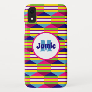 Personalisierte Funky Stripes, Dreiecke Case-Mate iPhone Hülle
