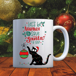 Personalisierte Funny Cat Mischief Tasse