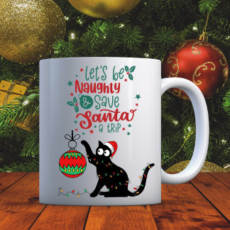 Personalisierte Funny Cat Mischief Tasse