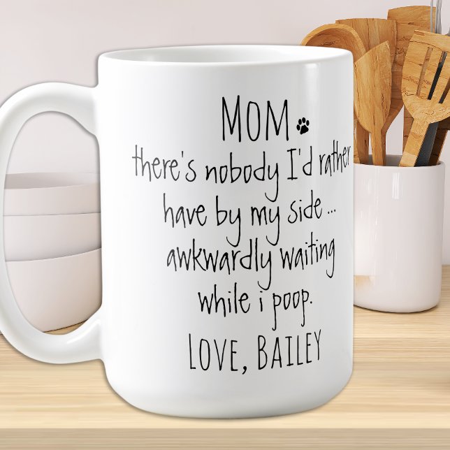 Personalisierte Funny Dog Mama Kaffeetasse (Von Creator hochgeladen)