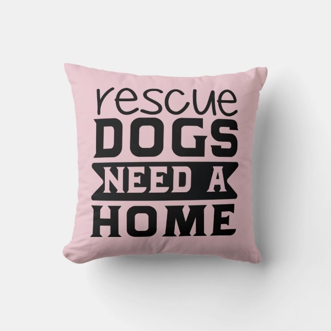 Personalisierte Funny Dog Quote Designs Kissen (Vorderseite)
