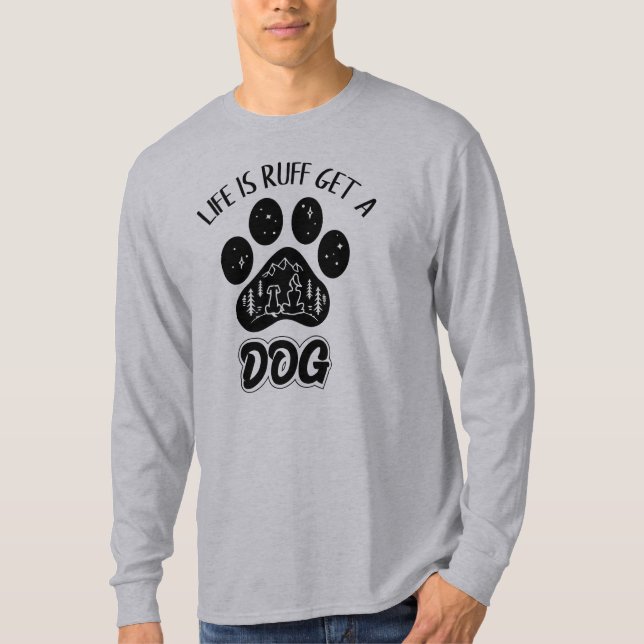 Personalisierte Funny Dog Quote Designs T-Shirt (Vorderseite)