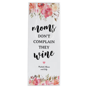 Personalisierte Funny Mama Geschenktüte Für Weinflaschen