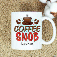 Personalisierte Funny Snob Kaffee Tasse